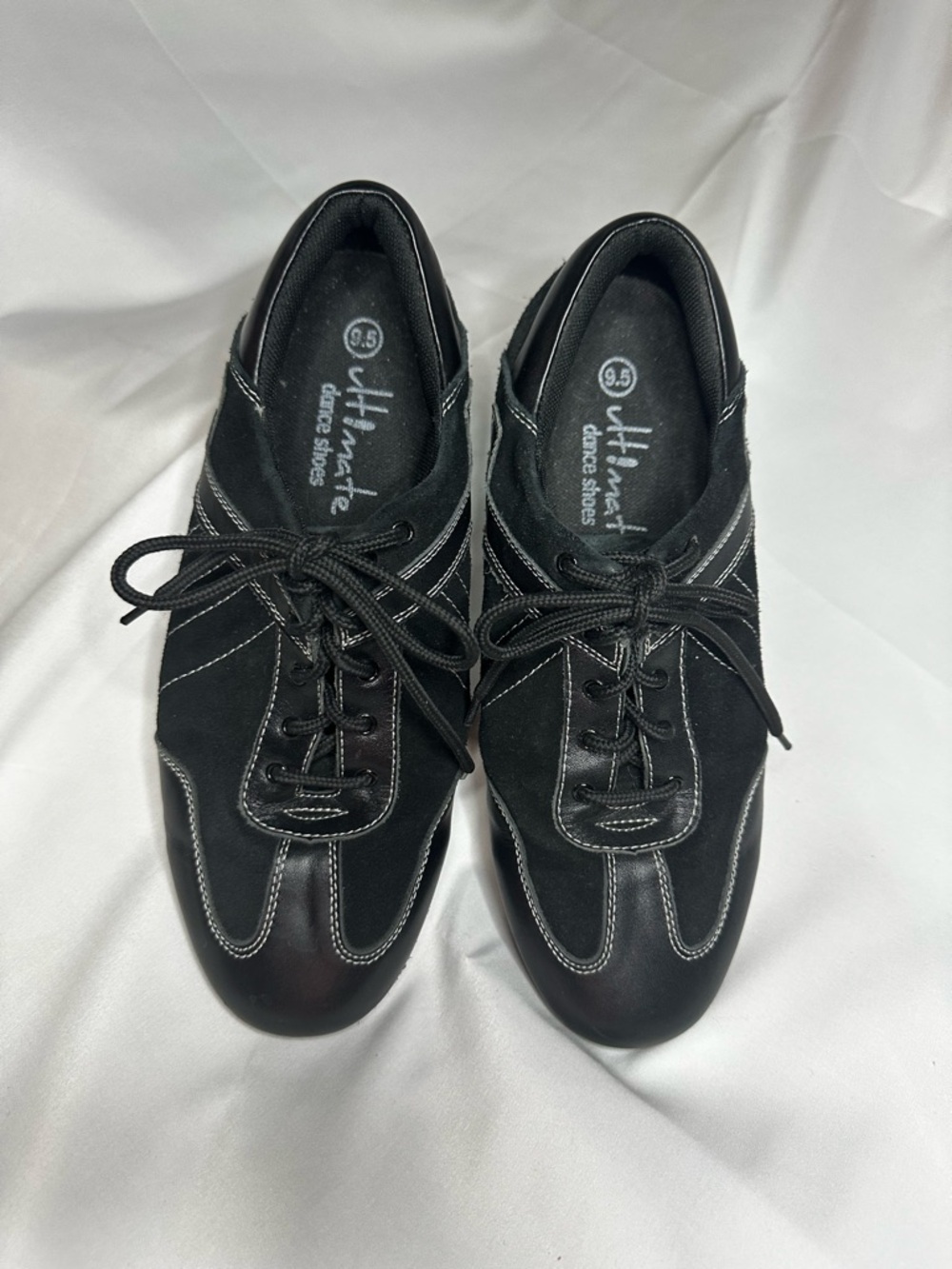 Ultimate Men's Black Lace-Up Athletic Dance Shoes